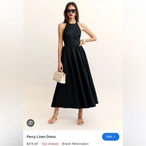 Reformation Percy linen dress size 4